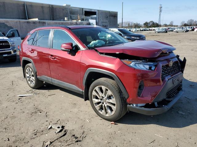 2T3A1RFV7MW169541 - 2021 TOYOTA RAV4 XLE PREMIUM RED photo 4