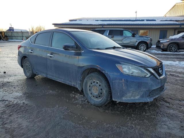 3N1AB7AP1HY340295 - 2017 NISSAN SENTRA S BLUE photo 4