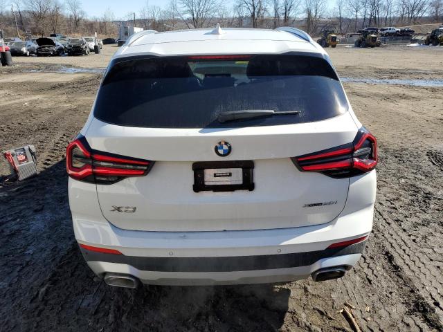 5UX53DP08P9R99739 - 2023 BMW X3 XDRIVE30I WHITE photo 6