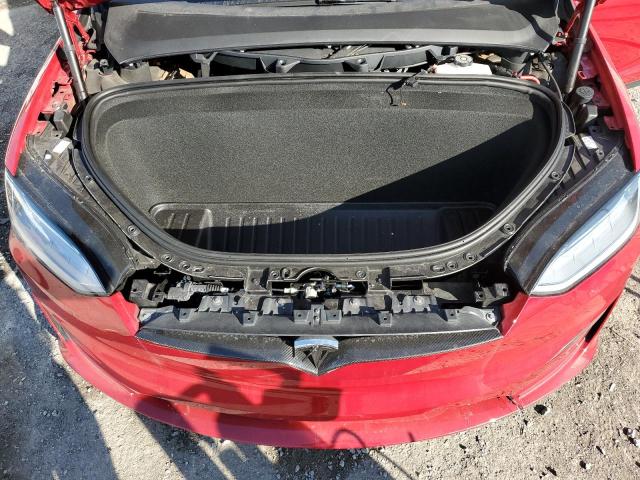 7SAXCBE61PF376574 - 2023 TESLA MODEL X 红色 照片 12