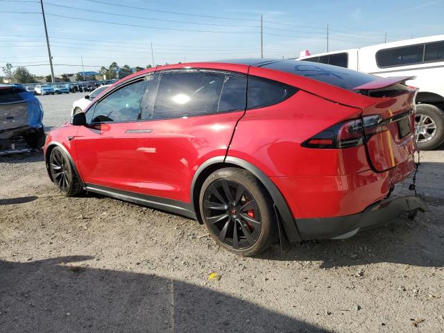 7SAXCBE61PF376574 - 2023 TESLA MODEL X 红色 照片 2