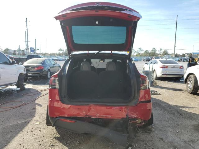 7SAXCBE61PF376574 - 2023 TESLA MODEL X 红色 照片 6