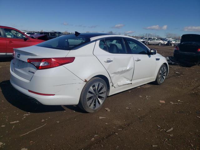 5XXGR4A62CG019022 - 2012 KIA OPTIMA SX WHITE photo 3