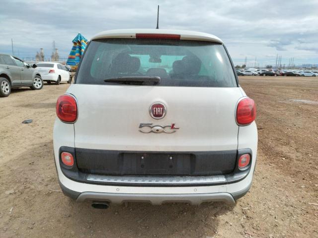 ZFBCFADH7EZ009754 - 2014 FIAT 500L TREKKING WHITE photo 6