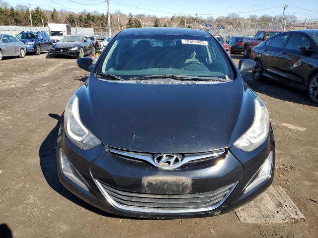 5NPDH4AE6FH628720 - 2015 HYUNDAI ELANTRA SE BLACK photo 5