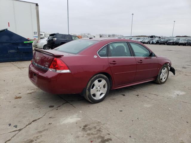 2G1WV58K681328059 - 2008 CHEVROLET IMPALA 50TH ANNIVERSARY MAROON photo 3