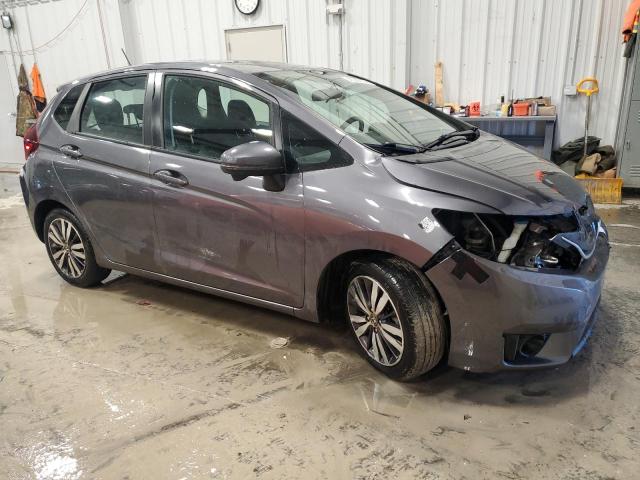 3HGGK5H8XFM732143 - 2015 HONDA FIT EX GRAY photo 4