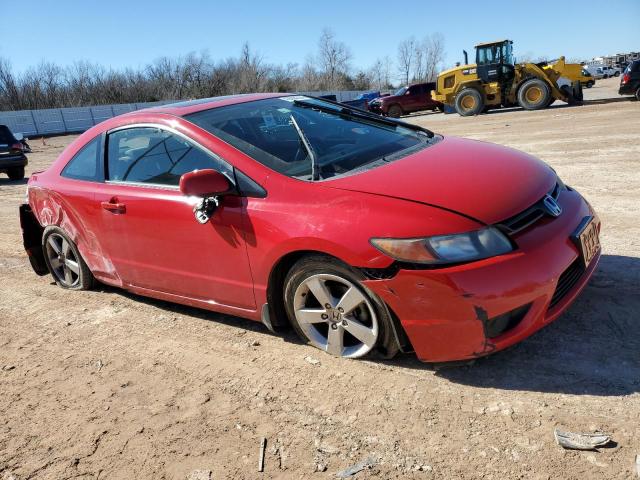 2HGFG11838H541679 - 2008 HONDA CIVIC EX RED photo 4