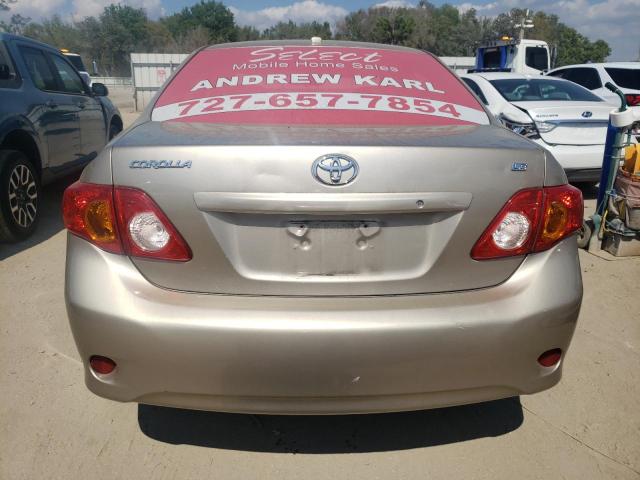 1NXBU4EE1AZ201226 - 2010 TOYOTA COROLLA BASE GOLD photo 6