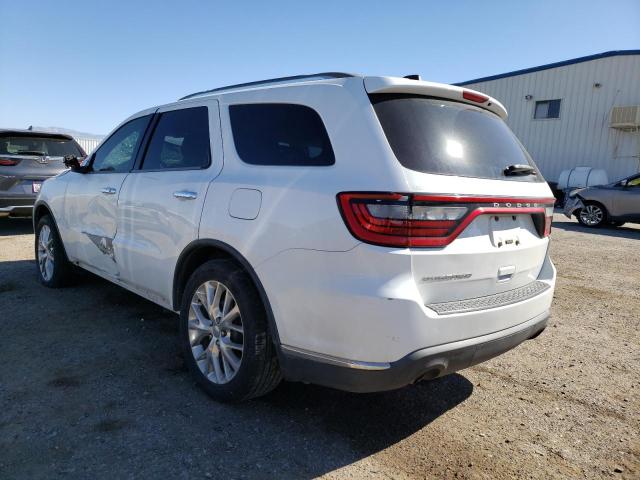 1C4RDHAGXHC643245 - 2017 DODGE DURANGO SXT WHITE photo 2