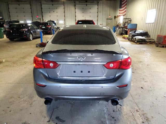 JN1FV7AR8GM451300 - 2016 INFINITI Q50 RED SPORT 400 GRAY photo 6