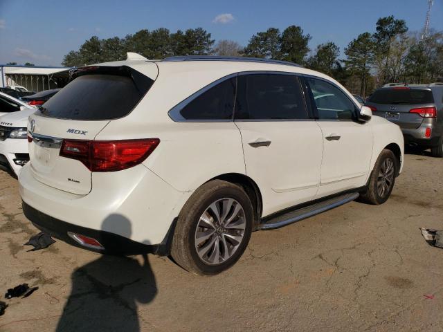 5FRYD4H47EB011669 - 2014 ACURA MDX TECHNOLOGY WHITE photo 3