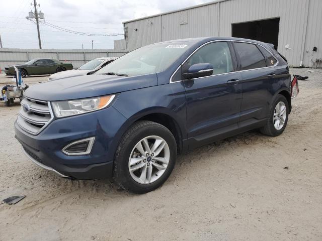 2FMPK3J8XHBC15437 - 2017 FORD EDGE SEL BLUE photo 1