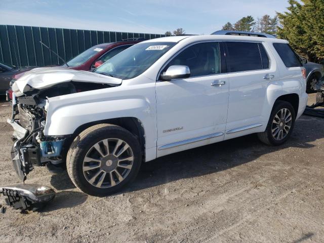 2GKFLVE37H6119477 - 2017 GMC TERRAIN DENALI WHITE photo 1