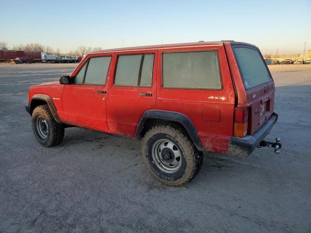 1J4FJ28S6NL252117 - 1992 JEEP CHEROKEE RED photo 2