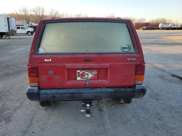 1J4FJ28S6NL252117 - 1992 JEEP CHEROKEE RED photo 6