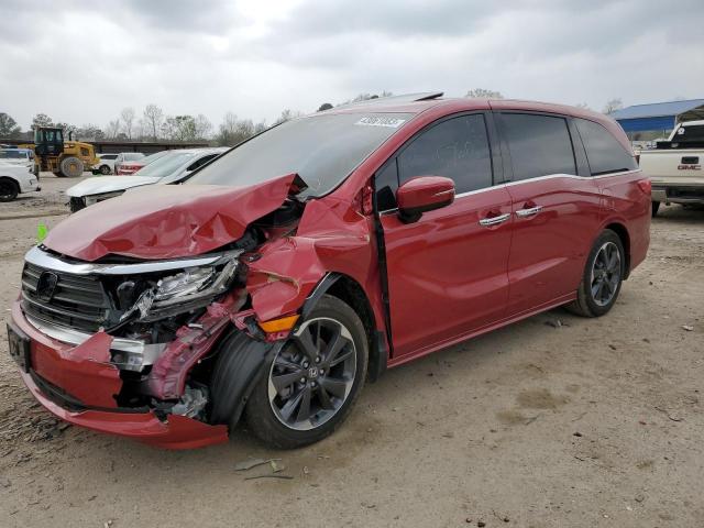 5FNRL6H99PB005018 - 2023 HONDA ODYSSEY ELITE RED photo 1