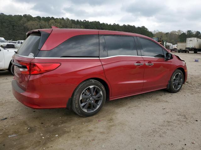 5FNRL6H99PB005018 - 2023 HONDA ODYSSEY ELITE RED photo 3