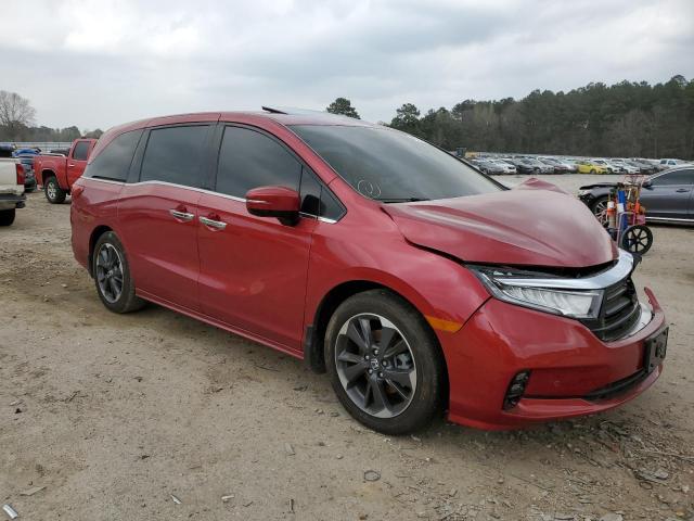 5FNRL6H99PB005018 - 2023 HONDA ODYSSEY ELITE RED photo 4