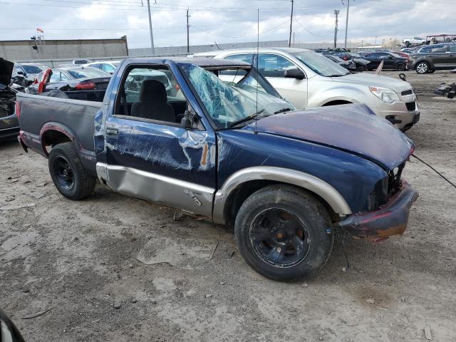 1GCCS1445X8109821 - 1999 CHEVROLET S TRUCK S10 BLUE photo 4