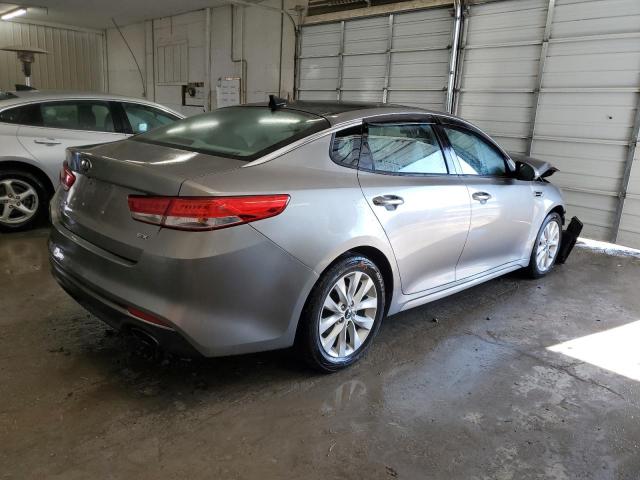 5XXGU4L33GG014189 - 2016 KIA OPTIMA EX GRAY photo 3