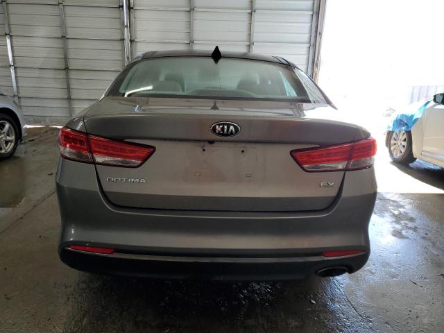 5XXGU4L33GG014189 - 2016 KIA OPTIMA EX GRAY photo 6