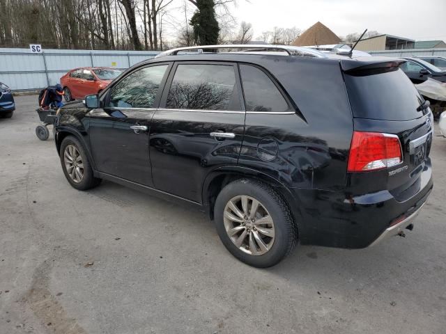 5XYKWDA26BG157978 - 2011 KIA SORENTO SX BLACK photo 2