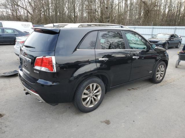 5XYKWDA26BG157978 - 2011 KIA SORENTO SX BLACK photo 3