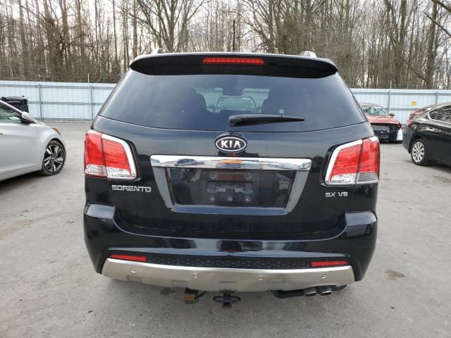 5XYKWDA26BG157978 - 2011 KIA SORENTO SX BLACK photo 6