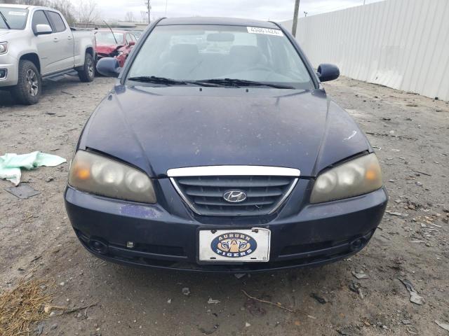 KMHDN46D35U056658 - 2005 HYUNDAI ELANTRA GLS BLUE photo 5