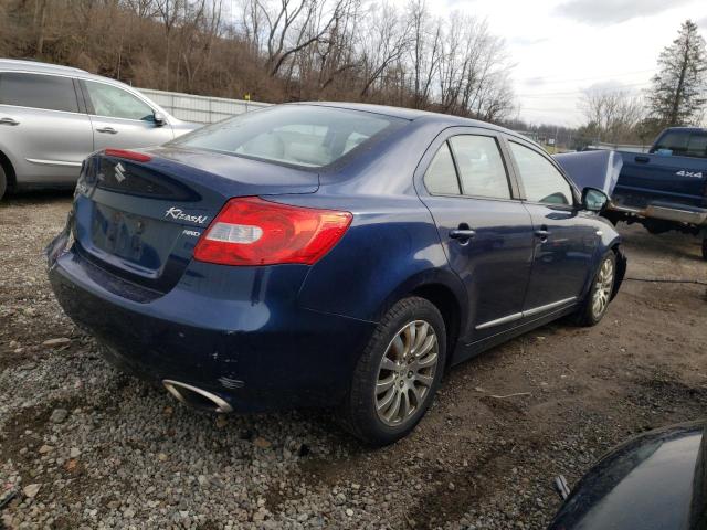 JS2RF9A3XD6100229 - 2013 SUZUKI KIZASHI SE BLUE photo 3