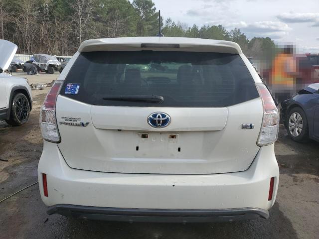 JTDZN3EU2HJ064620 - 2017 TOYOTA PRIUS V WHITE photo 6