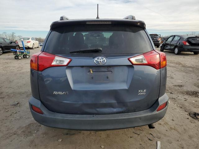 2T3RFREV0DW113656 - 2013 TOYOTA RAV4 XLE BLUE photo 6