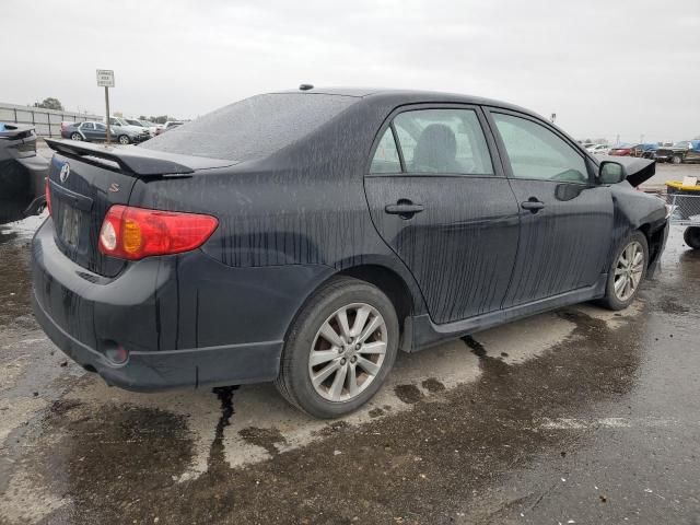 2T1BU4EE0AC517749 - 2010 TOYOTA COROLLA BASE BLACK photo 3