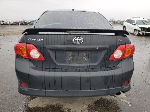 2T1BU4EE0AC517749 - 2010 TOYOTA COROLLA BASE BLACK photo 6