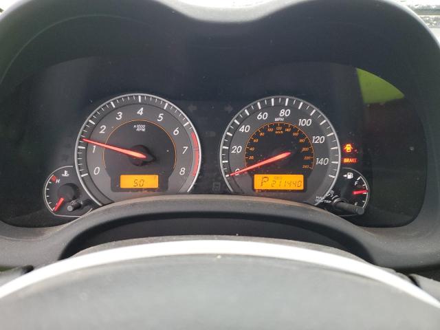 2T1BU4EE0AC517749 - 2010 TOYOTA COROLLA BASE BLACK photo 9