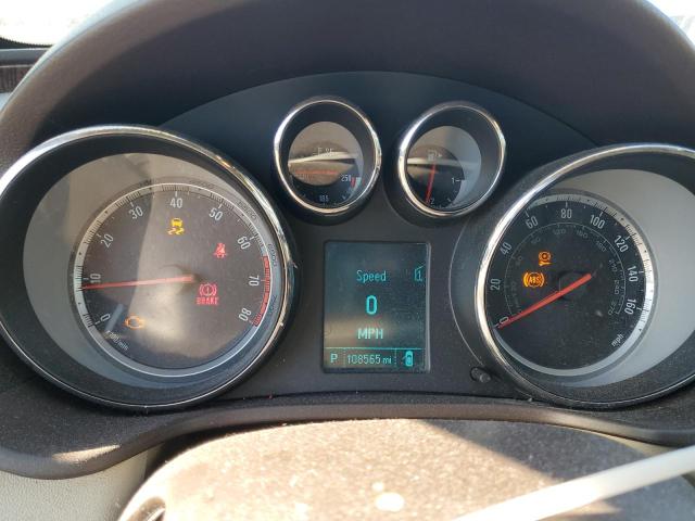 2G4GR5EK1C9113375 - 2012 BUICK REGAL BLACK photo 9