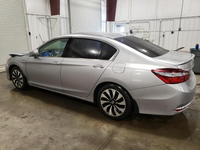 JHMCR6F57HC015144 - 2017 HONDA ACCORD HYBRID EXL SILVER photo 2