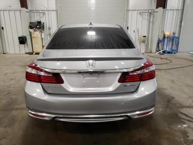 JHMCR6F57HC015144 - 2017 HONDA ACCORD HYBRID EXL SILVER photo 6