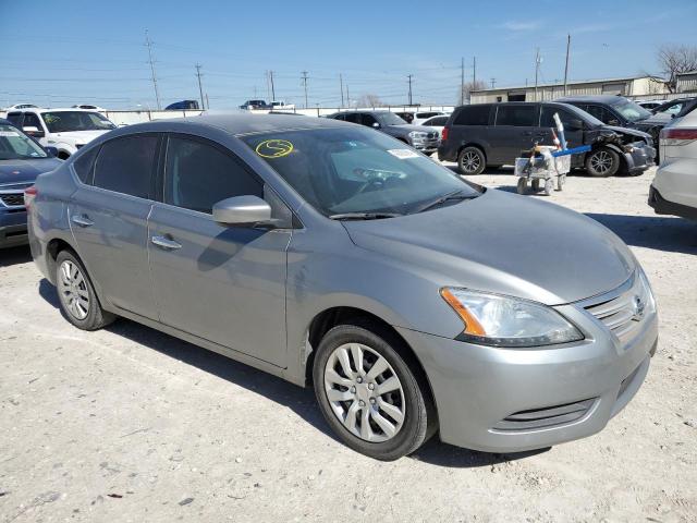 3N1AB7AP9EY252316 - 2014 NISSAN SENTRA S SILVER photo 4