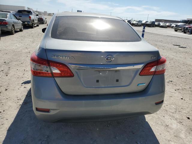 3N1AB7AP9EY252316 - 2014 NISSAN SENTRA S SILVER photo 6