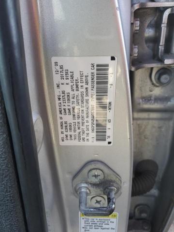 1HGCP2F45AA067897 - 2010 HONDA ACCORD LXP SILVER photo 12