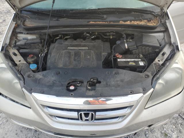 5FNRL38677B413182 - 2007 HONDA ODYSSEY EXL SILVER photo 11