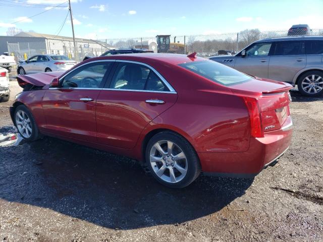 1G6AG5RX8E0152096 - 2014 CADILLAC ATS RED photo 2