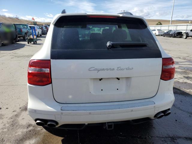 WP1AC29P08LA92307 - 2008 PORSCHE CAYENNE TURBO WHITE photo 6