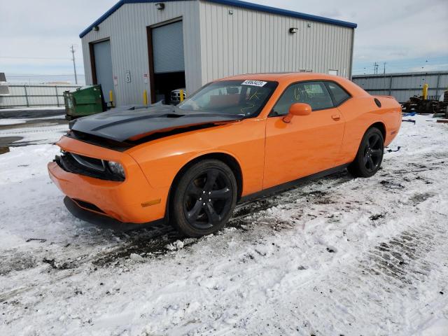 2C3CDYAG0EH245027 - 2014 DODGE CHALLENGER SXT ORANGE photo 1