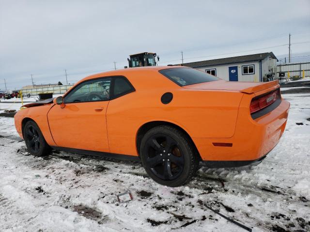 2C3CDYAG0EH245027 - 2014 DODGE CHALLENGER SXT ORANGE photo 2