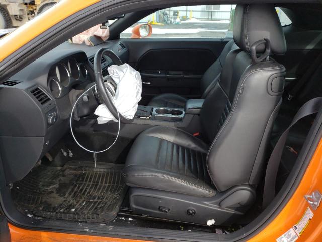 2C3CDYAG0EH245027 - 2014 DODGE CHALLENGER SXT ORANGE photo 7