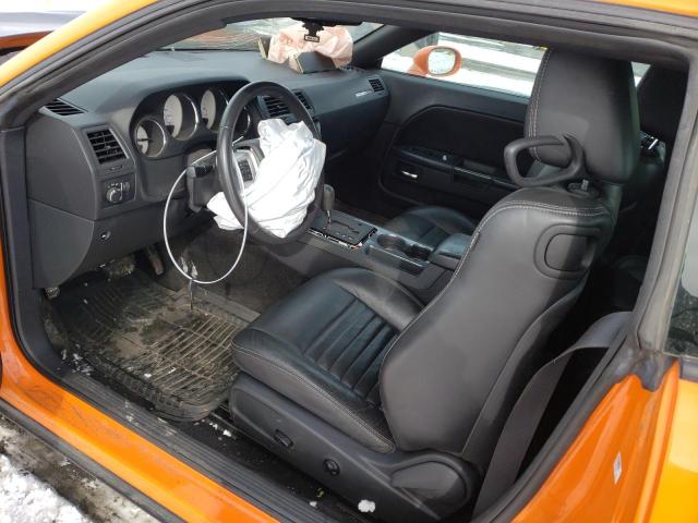 2C3CDYAG0EH245027 - 2014 DODGE CHALLENGER SXT ORANGE photo 8