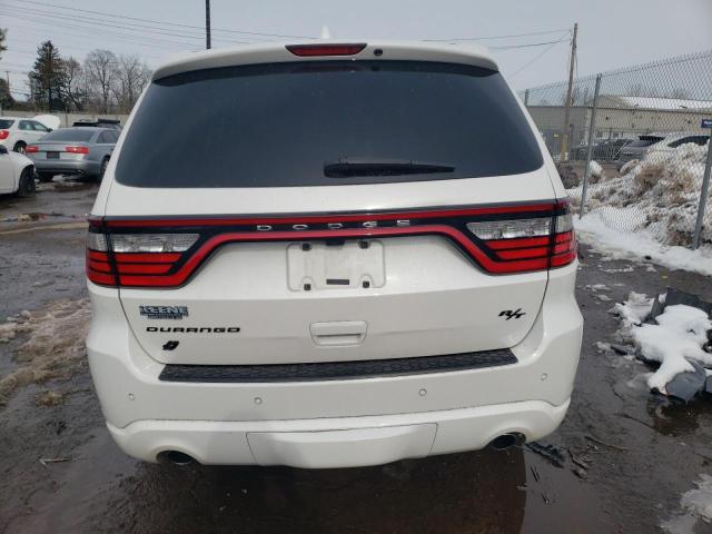 1C4SDJCT2JC115370 - 2018 DODGE DURANGO R/T WHITE photo 6